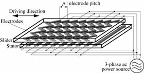 Skewed electrodes