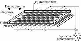 Skewed electrodes